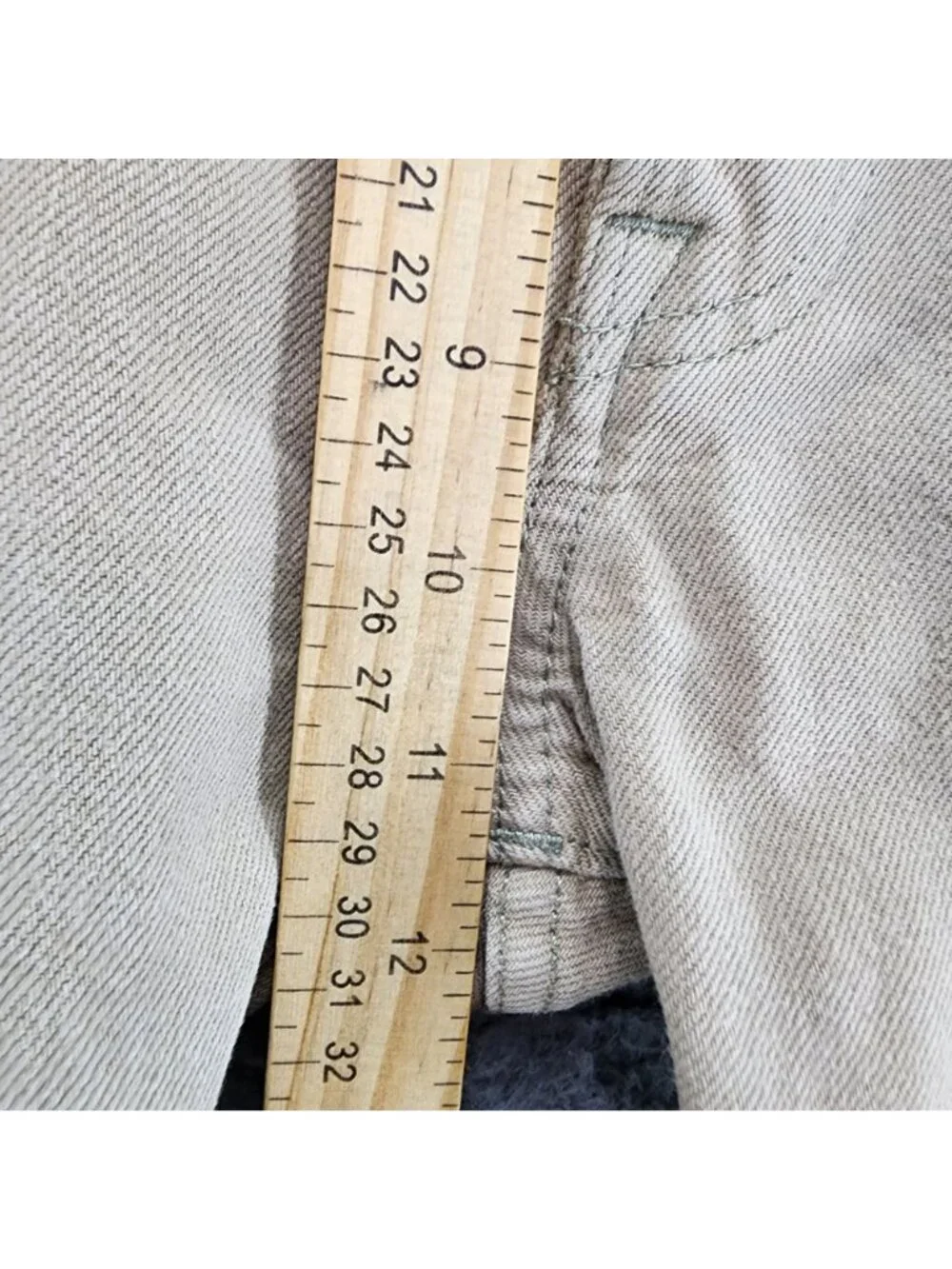 Levi's Jeans Mens 36x34 501 Tan Denim Button Fly Classic Straight Leg